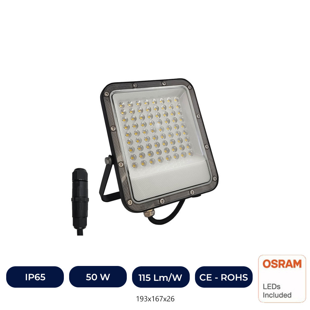 Projecteur Extérieur LED 50W - Pro - OSRAM CHIP DURIS E 2835