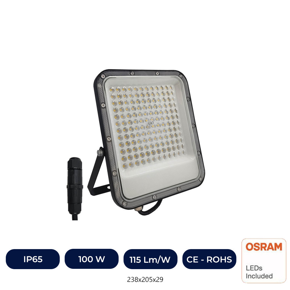 Projecteur Extérieur LED 100W - Pro - OSRAM CHIP DURIS E 2835