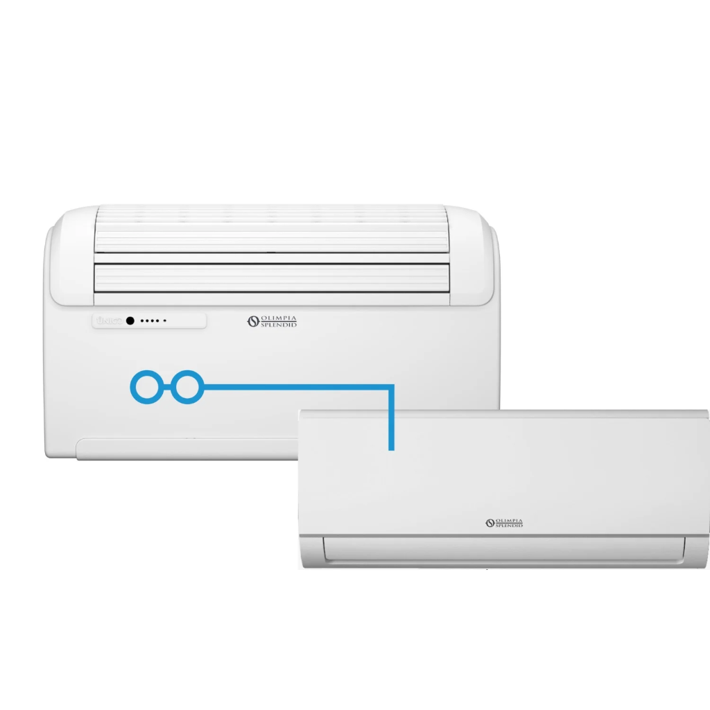 Unico Twin Master 12 Hp Rfa 2600 W Blanc Climatiseur Mural Olimpia Splendid 