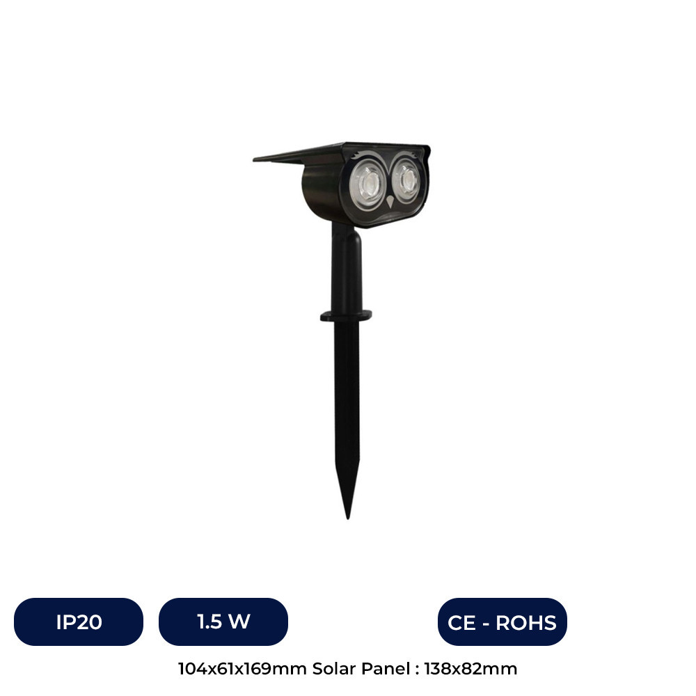 Piquet De Jardin Solaire LED - IP65 - 4000K