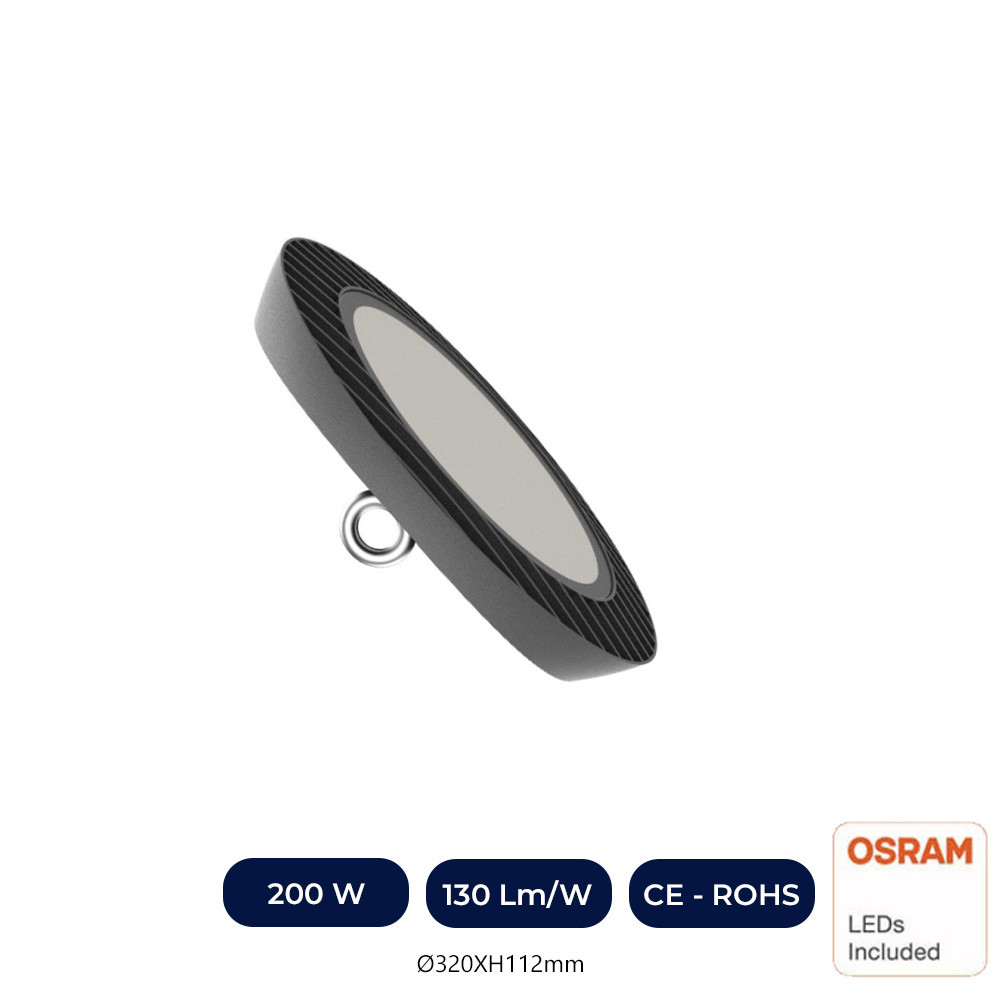 Cloche LED 200W - UFO - OSRAM CHIP DURIS E 2835