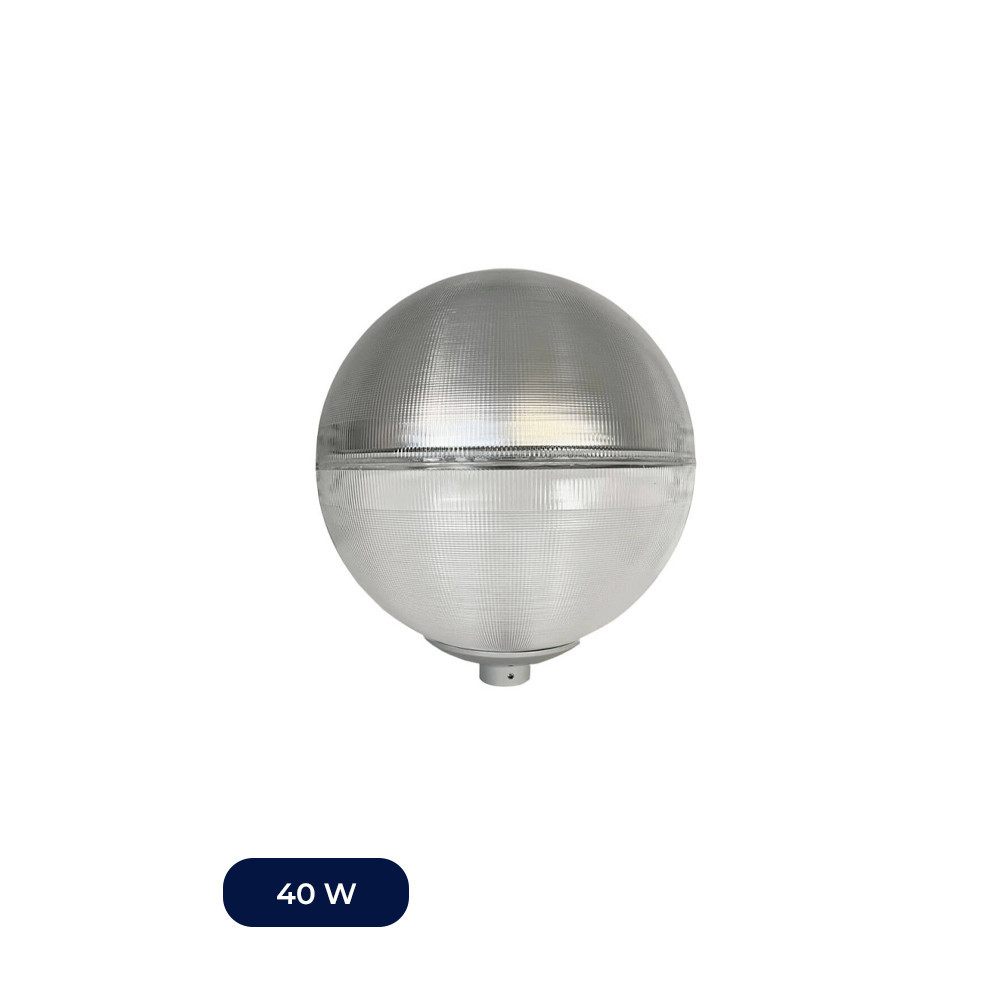 Réverbère Globo Anti Pollution Lumineuse Pour Ampoule LED E27 - 40W -50W