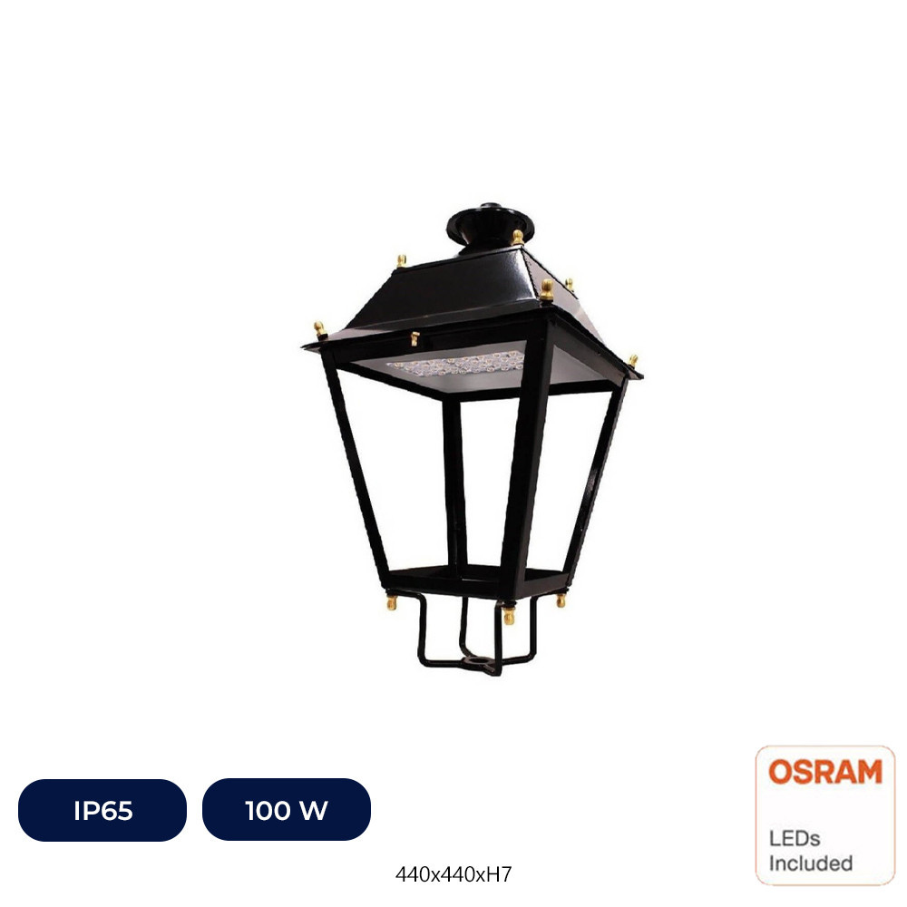 Lampadaire LED Villa En Aluminium Forgé 40W-50W-65W-100W