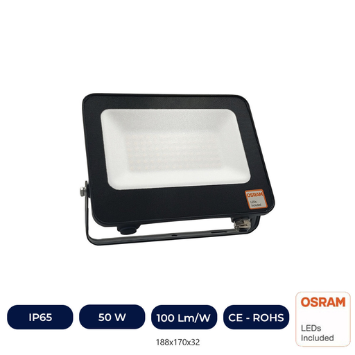 [ICACT50W-4K] Projecteur LED 50W OSRAM CHIP