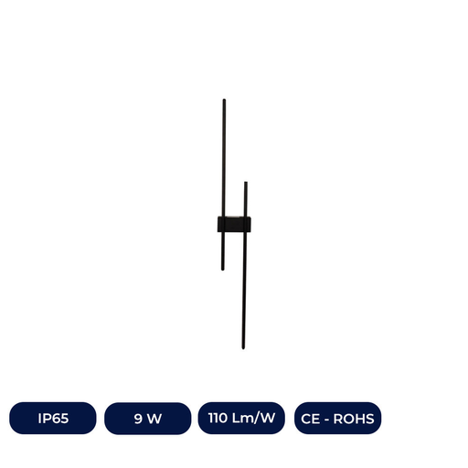 [IC73719] Applique Murale LED 9W - Pared Interior - 2700K