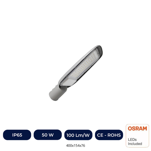 [IC89019-50WOSRSL-3K] Lampadaire LED 50W - CHIP OSRAM