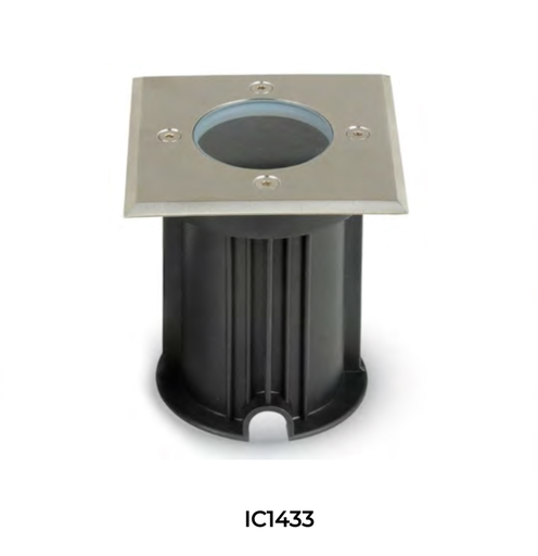 [IC1433] Boîtier Encastrable Au Sol IP65 Pour Douille GU10