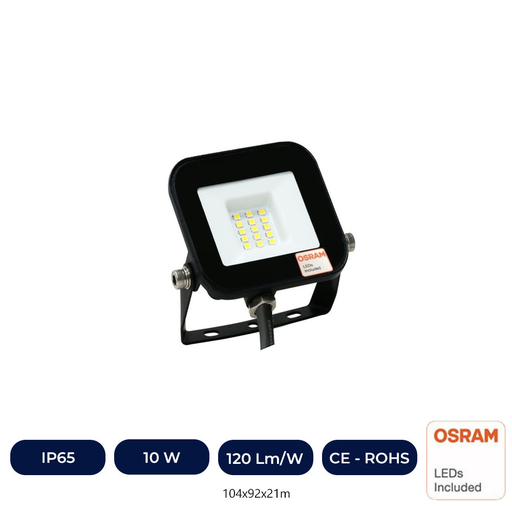 [ICACT10WFA-3K] Projecteur LED 10W OSRAM CHIP DURIS E2835